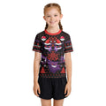 Pokemon Gastly Haunter Gengar Christmas Kids Rash Guard