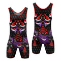 Pokemon Gastly Haunter Gengar Christmas Wrestling Singlet