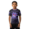 Pokemon Gengar Christmas Kids Rash Guard