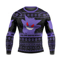 Pokemon Gengar Christmas Rash Guard