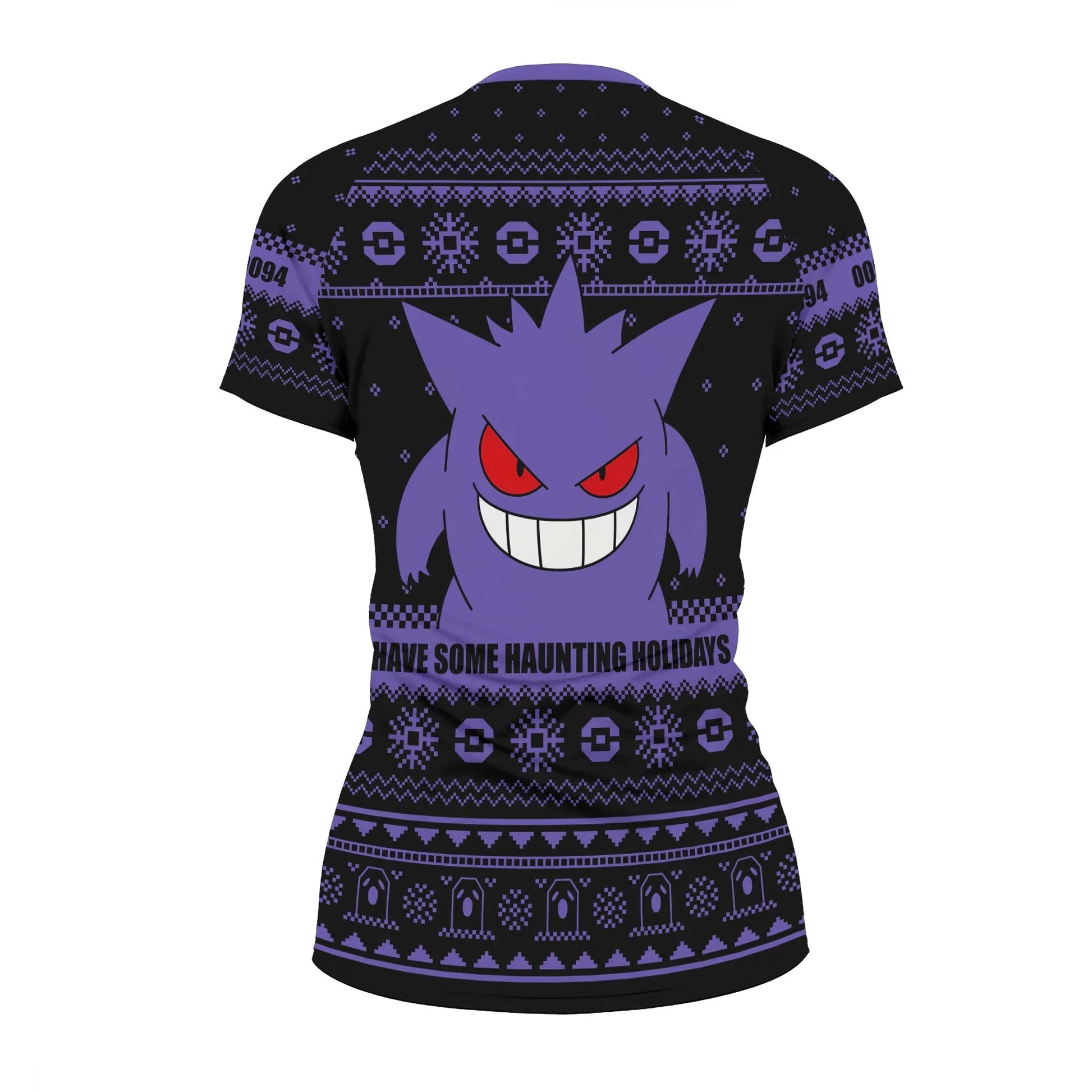 Pokemon Gengar Christmas Rash Guard