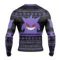 Pokemon Gengar Christmas Rash Guard