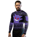 Pokemon Gengar Christmas Rash Guard