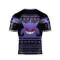Pokemon Gengar Christmas Rash Guard