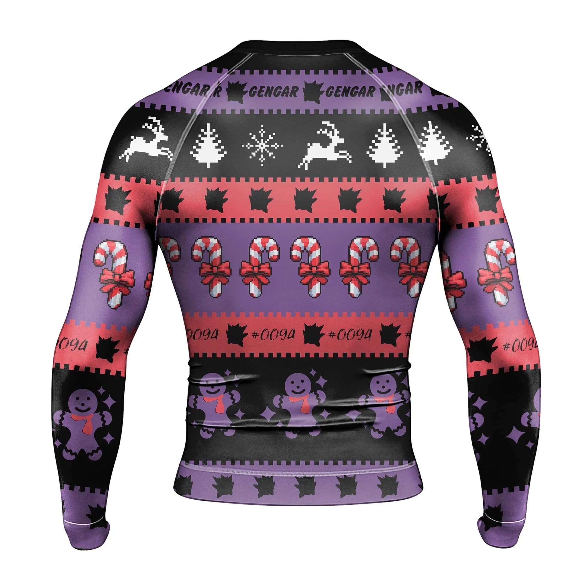Pokemon Gengar Hello Winter Rash Guard