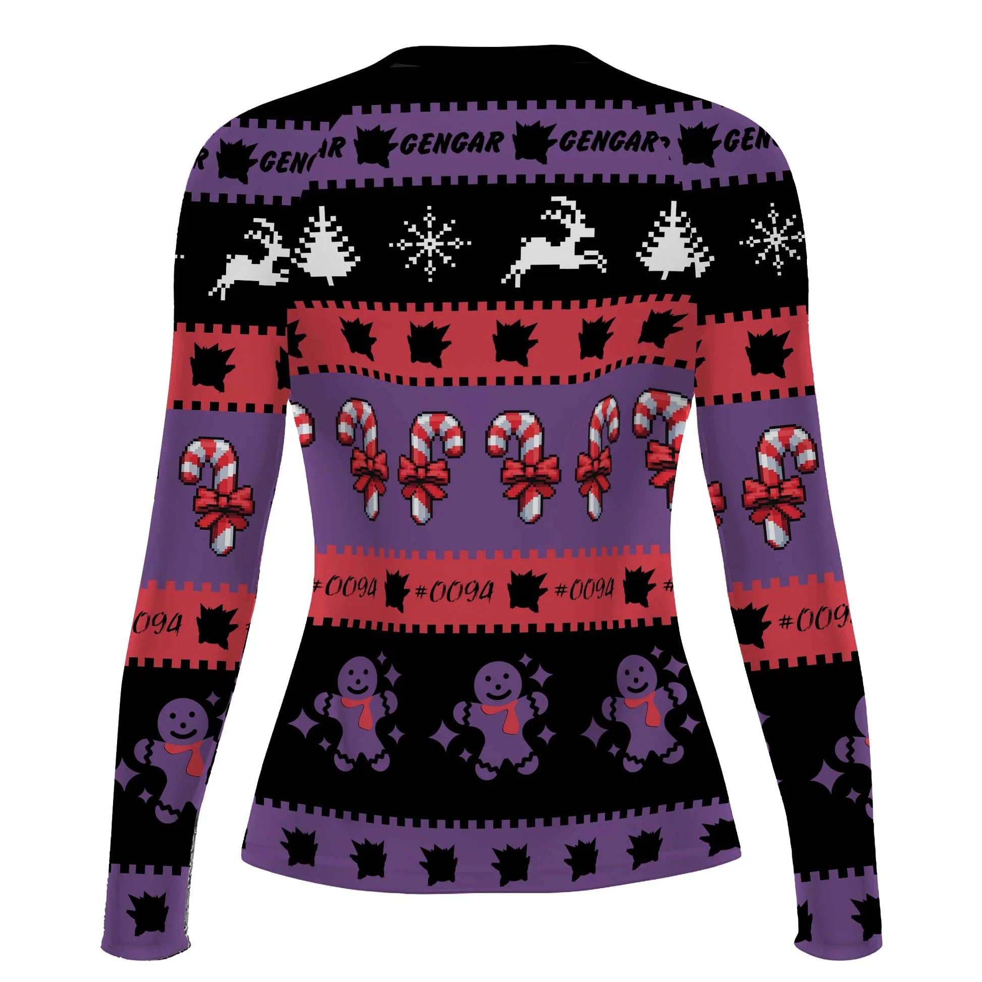Pokemon Gengar Hello Winter Rash Guard