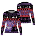 Pokemon Gengar Hello Winter Rash Guard