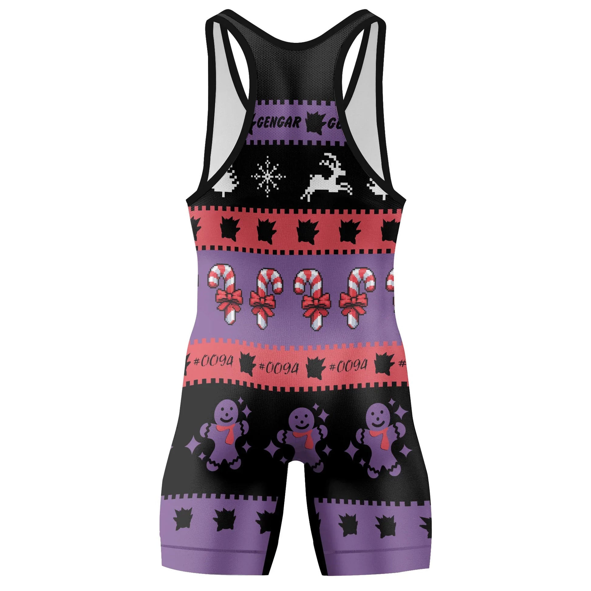 Pokemon Gengar Hello Winter Wrestling Singlet