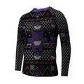 Pokemon Gengar Pixel Christmas Kids Rash Guard