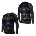 Pokemon Gengar Pixel Christmas Kids Rash Guard