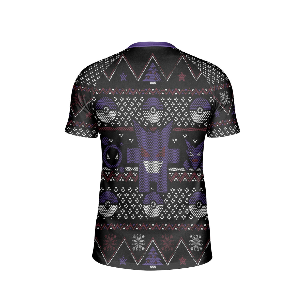 Pokemon Gengar Pixel Christmas Kids Rash Guard