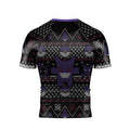 Pokemon Gengar Pixel Christmas Rash Guard