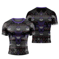Pokemon Gengar Pixel Christmas Rash Guard