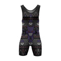Pokemon Gengar Pixel Christmas Wrestling Singlet