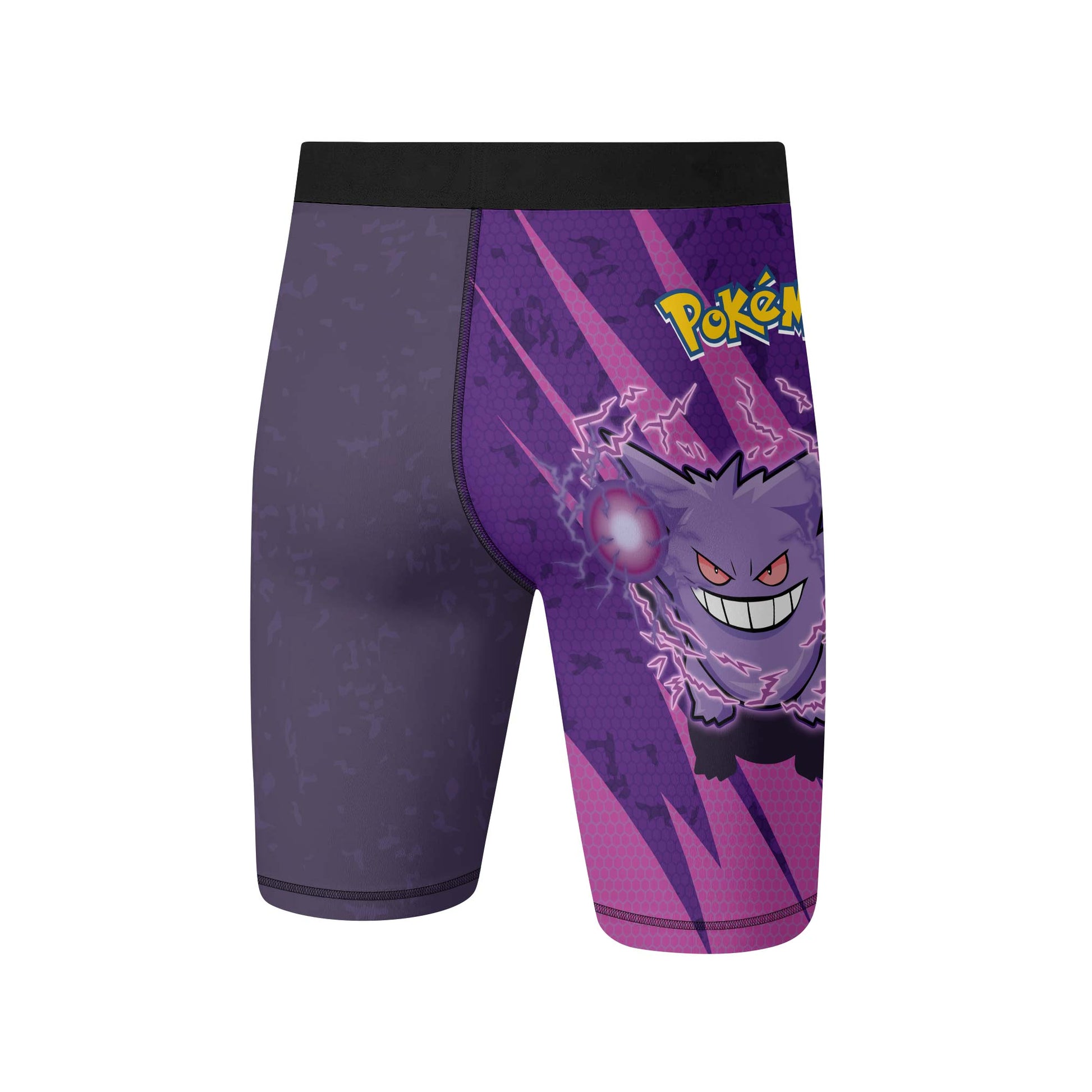 Pokemon Gengar Shadow Ball Attack Compression Shorts