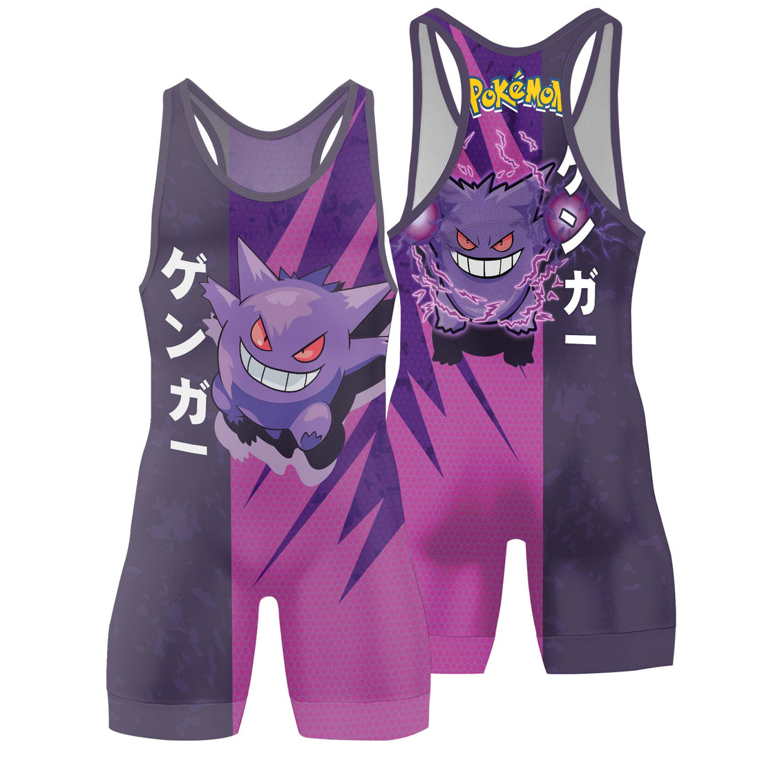 Pokemon Gengar Wrestling Singlet