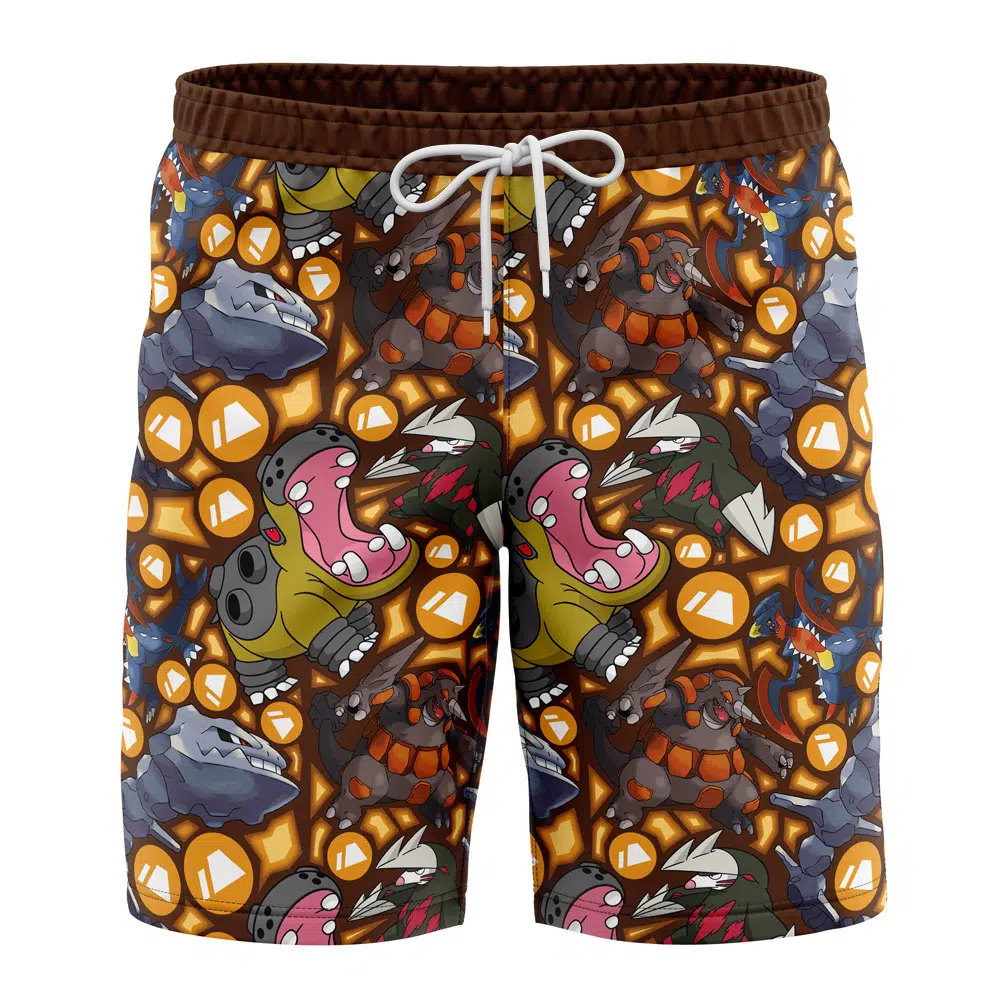 Pokemon Ground Type Swim Trunks