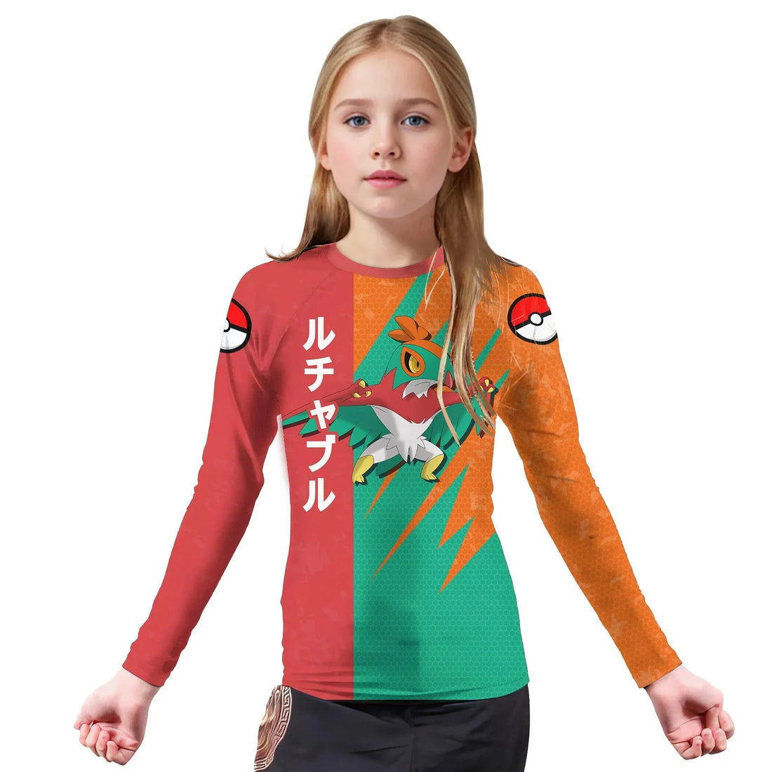 Pokemon Hawlucha Kids Rash Guard