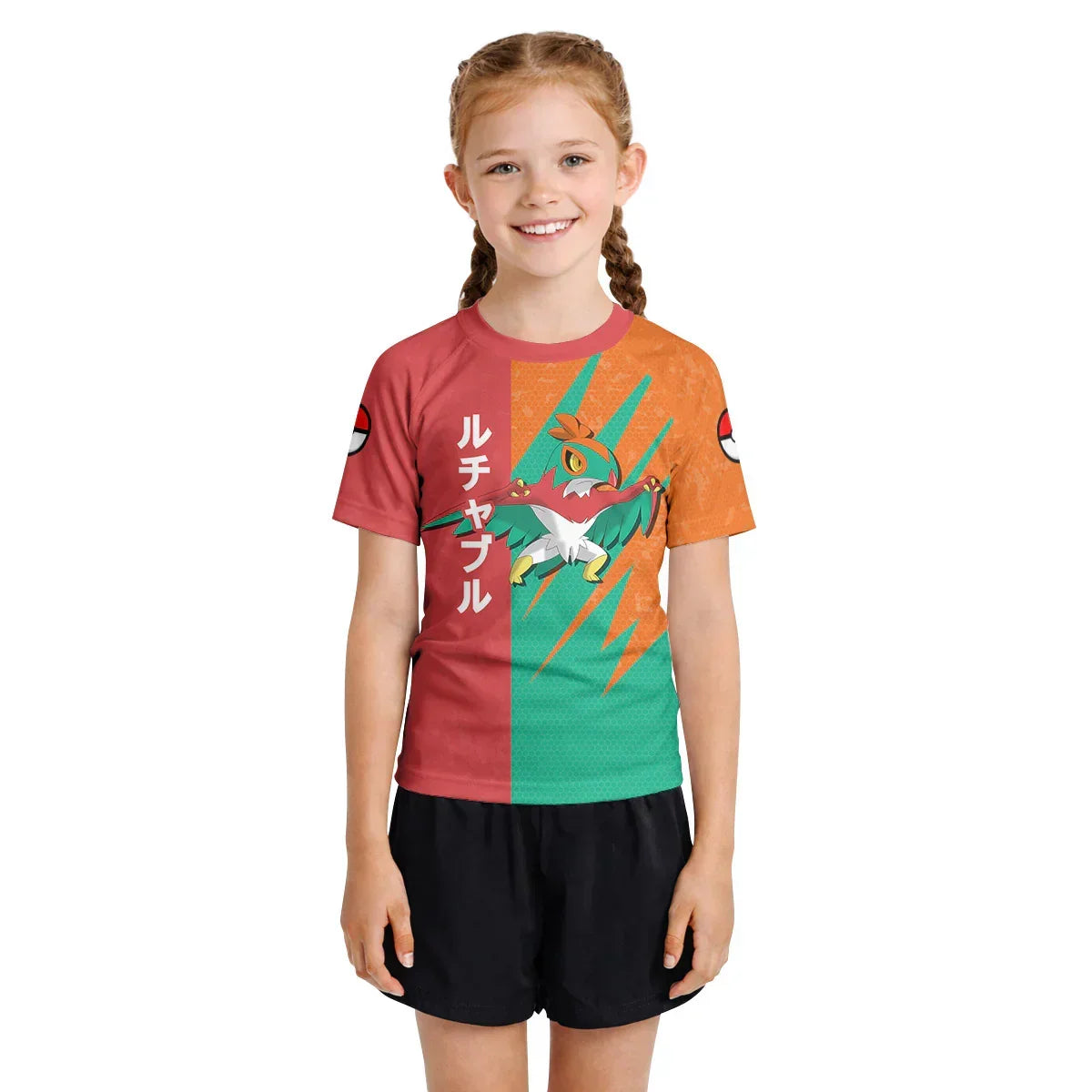 Pokemon Hawlucha Kids Rash Guard