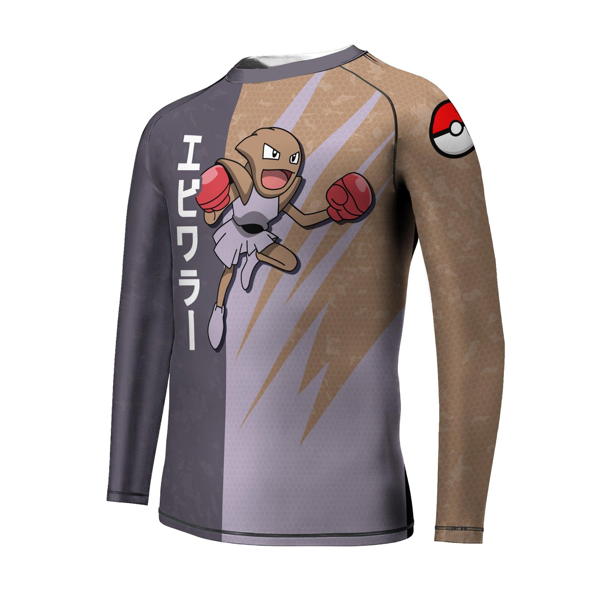 Pokemon Hitmonchan Kids Rash Guard