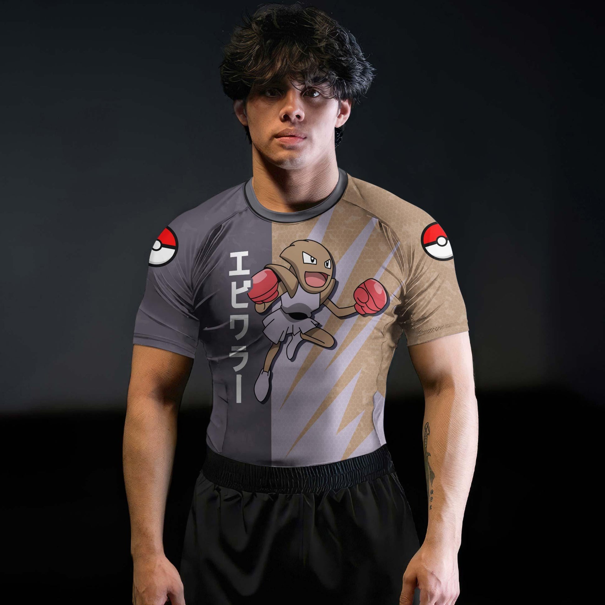 Pokemon Hitmonchan Rash Guard