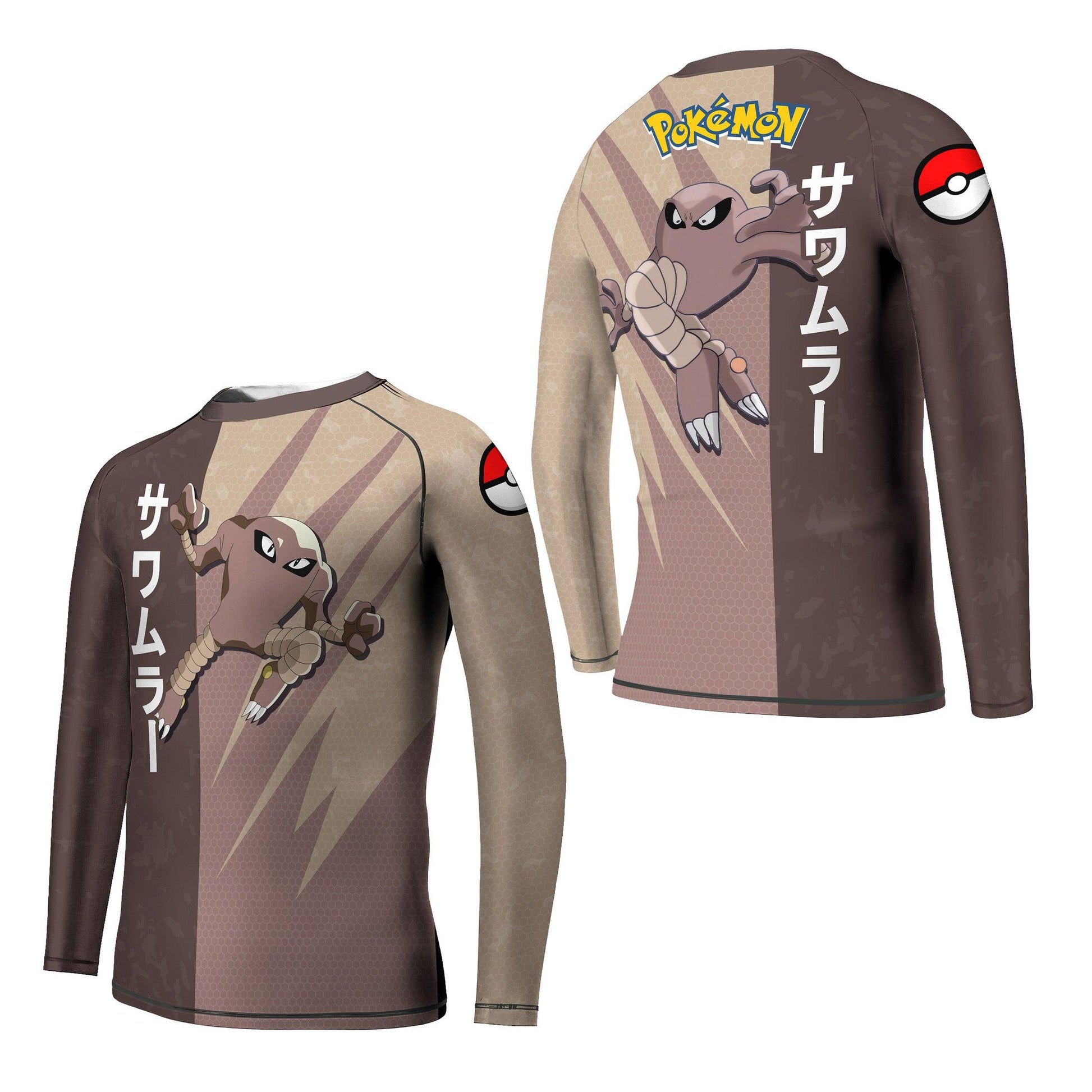 Pokemon Hitmonlee Kids Rash Guard