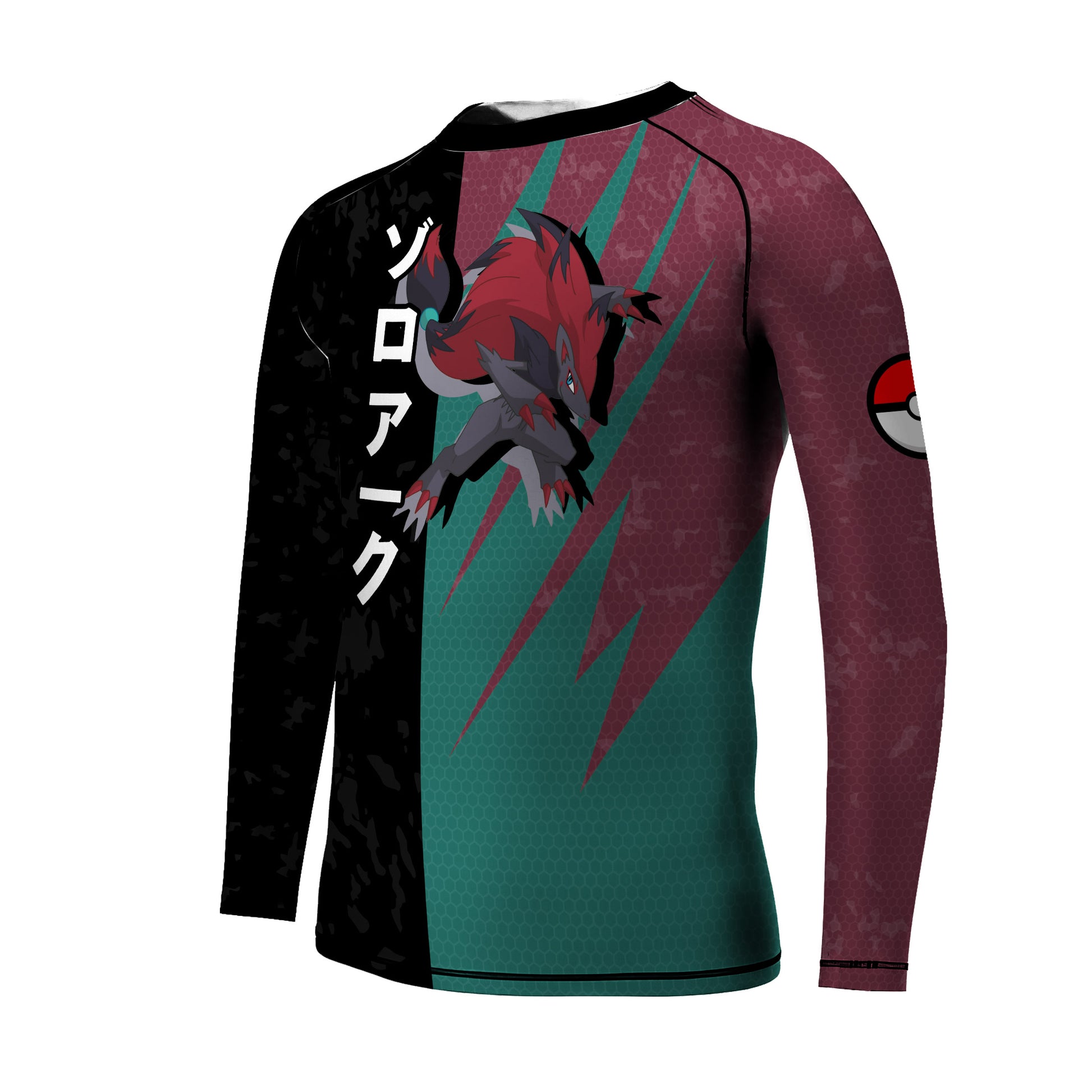 Pokemon Illusion Zoroark Kids Rash Guard