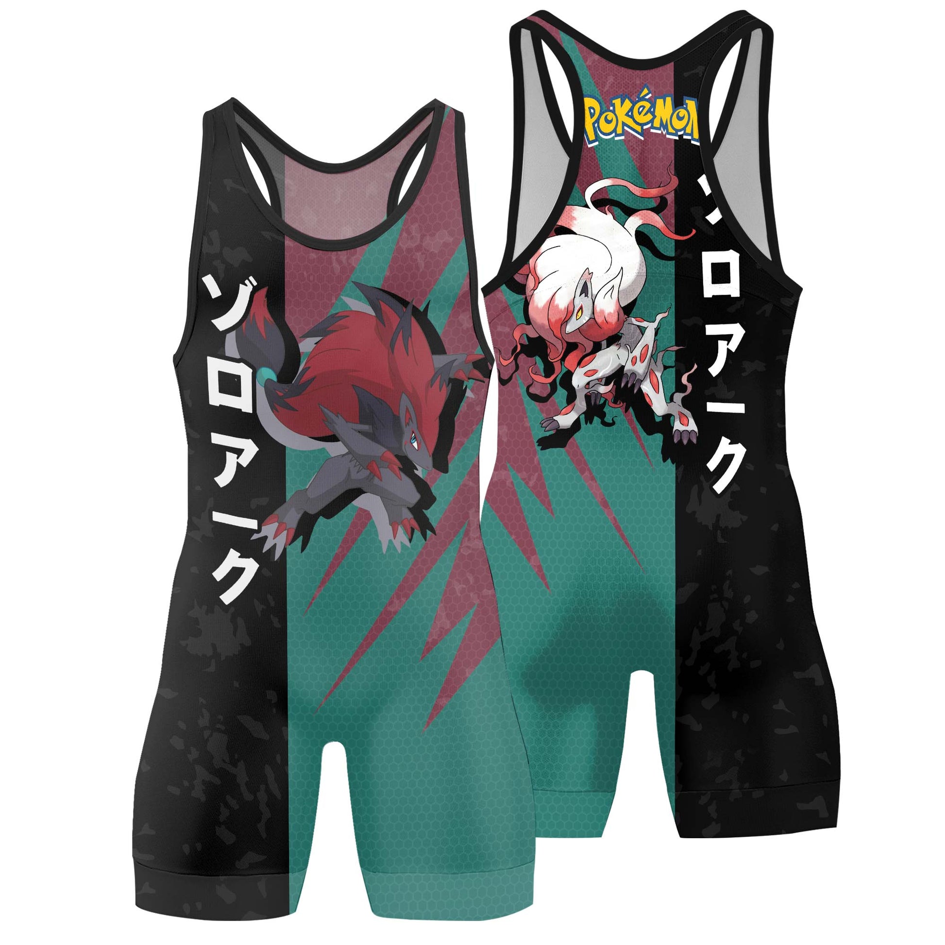 Pokemon Illusion Zoroark Wrestling Singlet