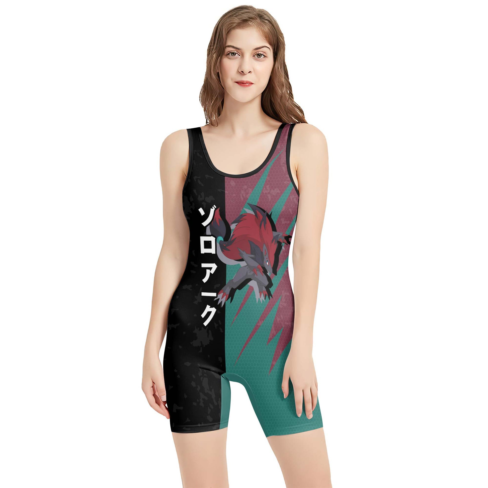 Pokemon Illusion Zoroark Wrestling Singlet