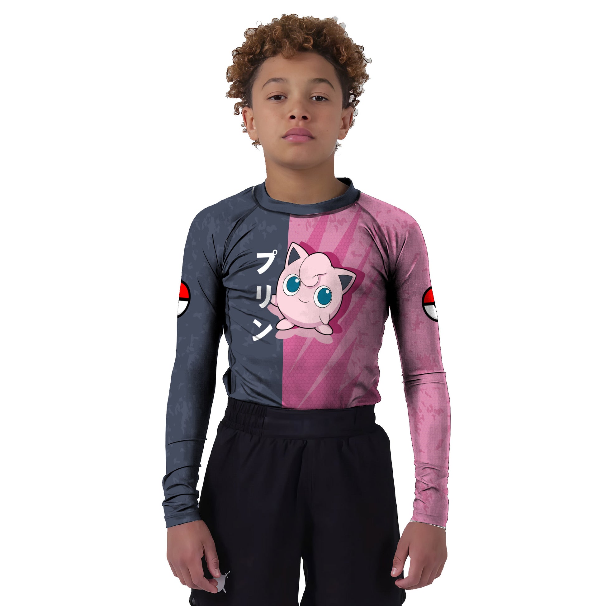 Pokemon Jigglypuff Love Singing Kids Rash Guard