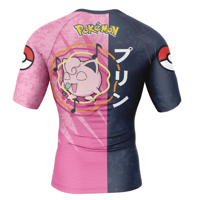 Pokemon Jigglypuff Love Singing Rash Guard