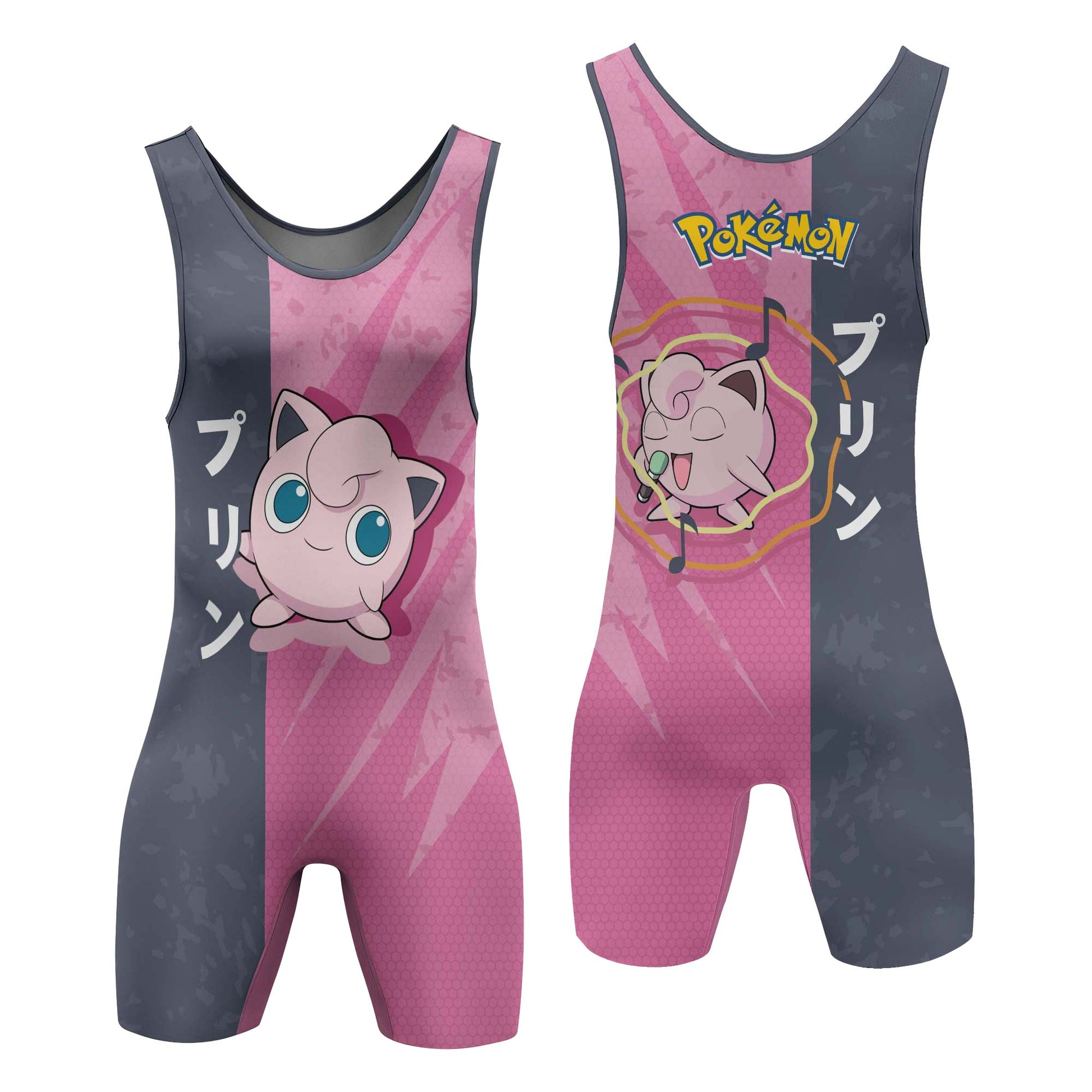 Pokemon Jigglypuff Love Singing Wrestling Singlet