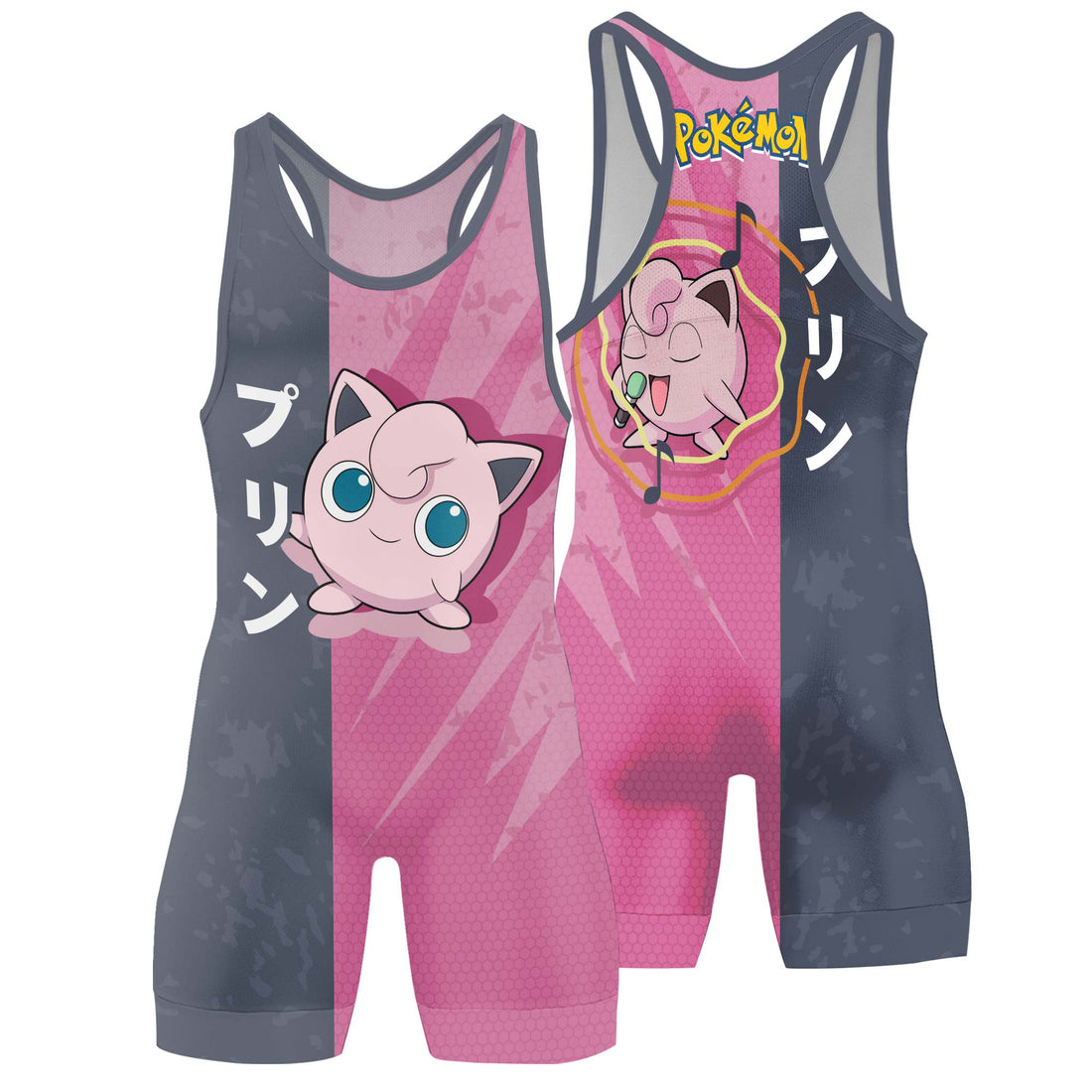 Pokemon Jigglypuff Love Singing Wrestling Singlet