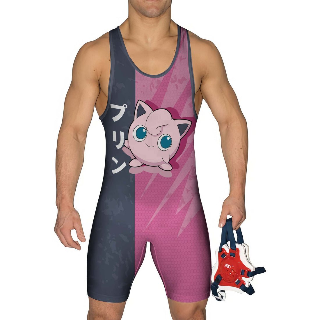 Pokemon Jigglypuff Love Singing Wrestling Singlet