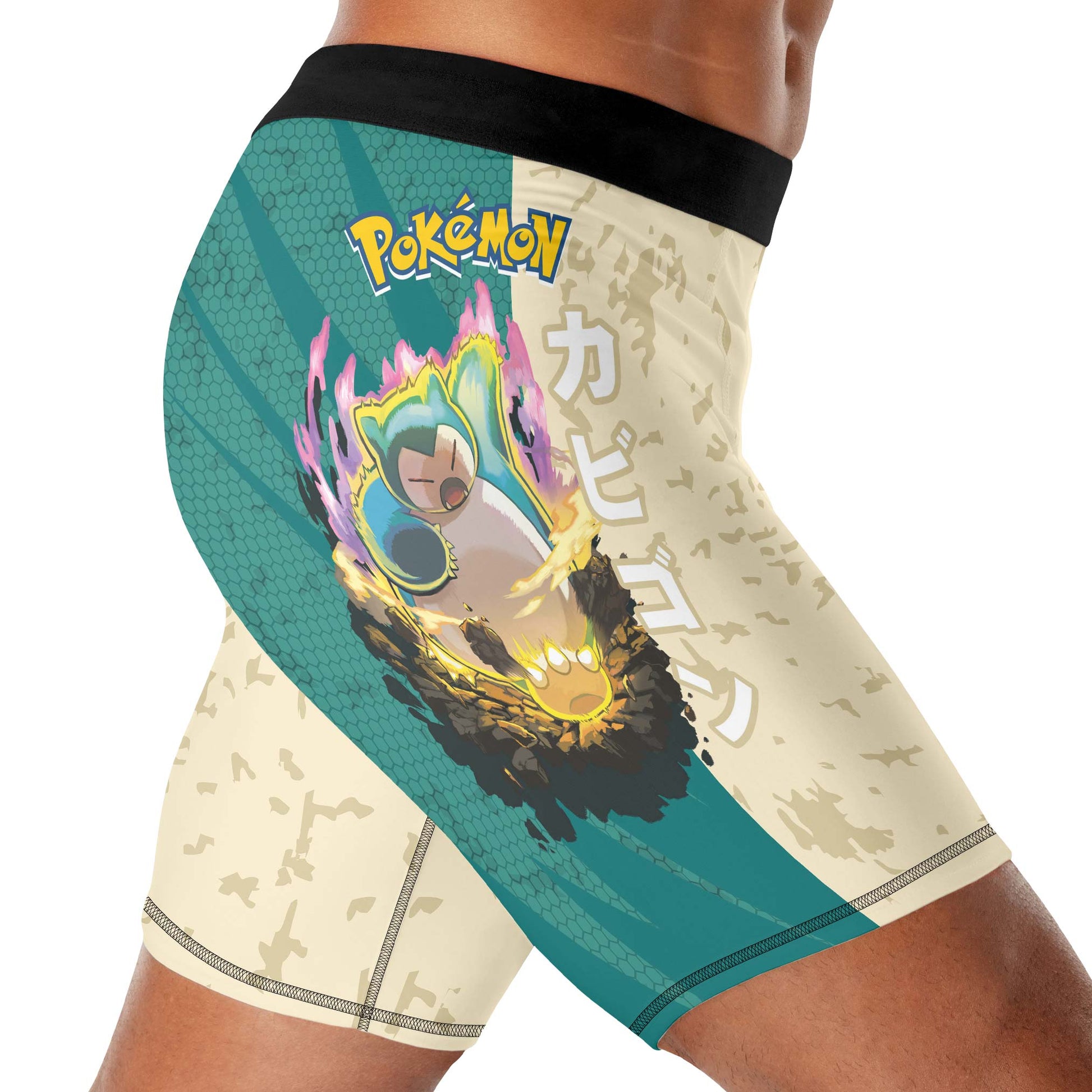 Pokemon Lazy Snorlax Compression Shorts