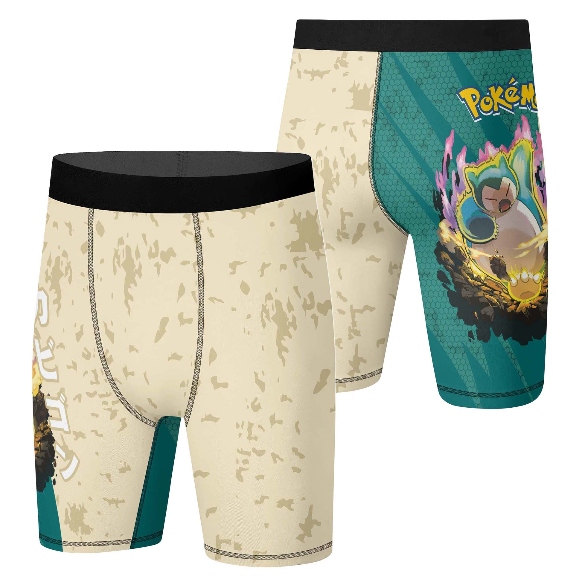 Pokemon Lazy Snorlax Compression Shorts