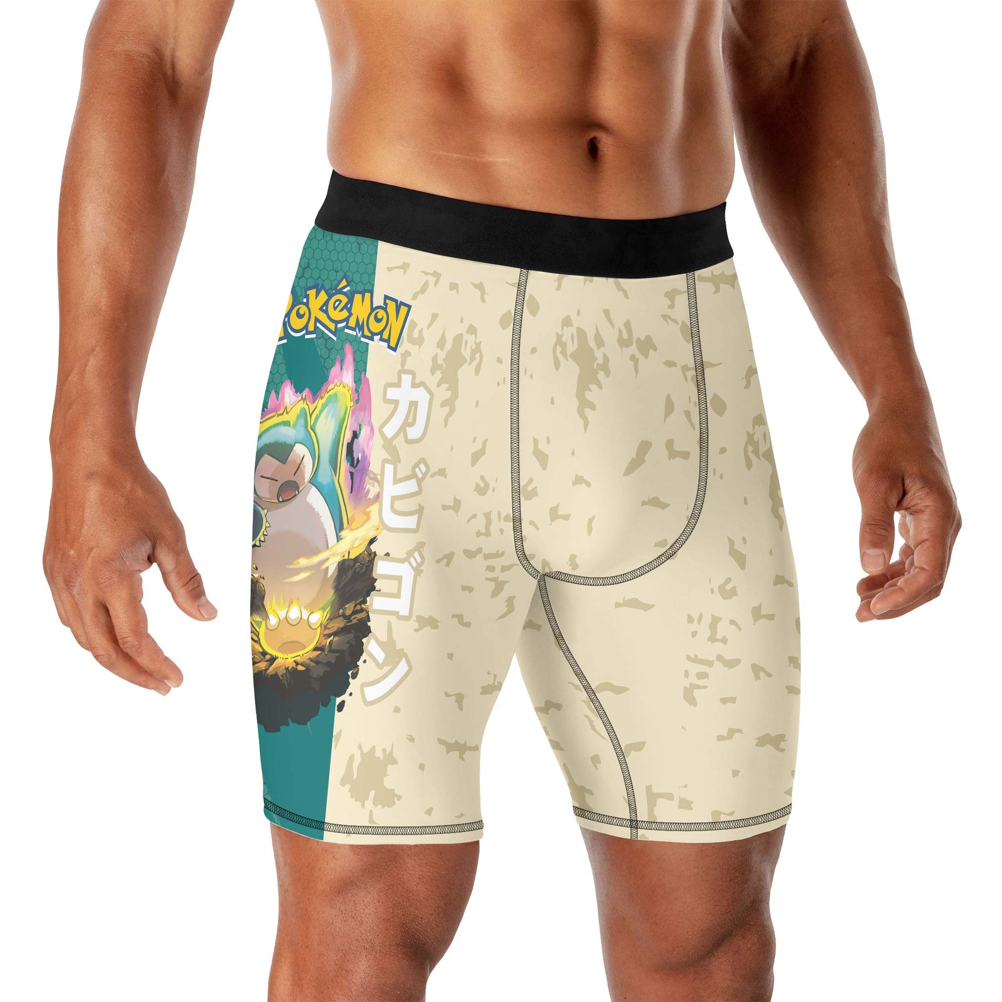Pokemon Lazy Snorlax Compression Shorts