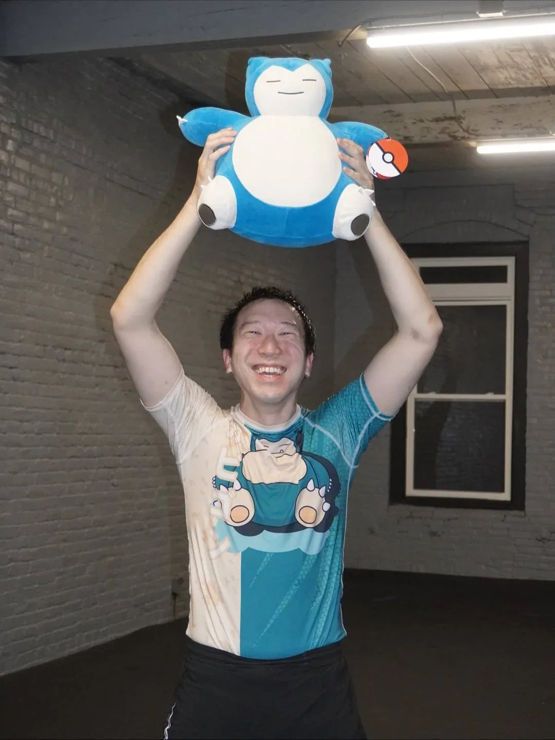 Pokemon Lazy Snorlax Rash Guard