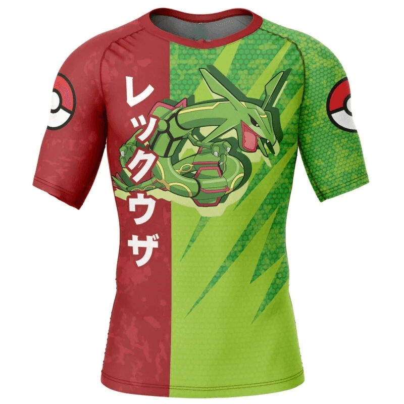 Pokemon Lord Of The Sky Rayquaza Rash Guard