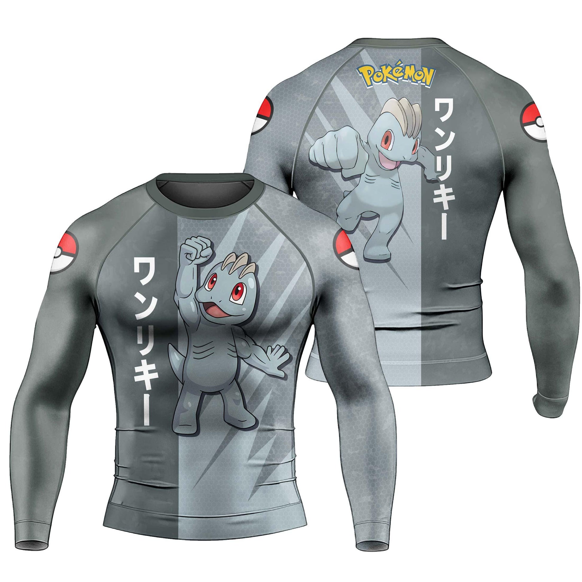 Pokemon Machop Rash Guard