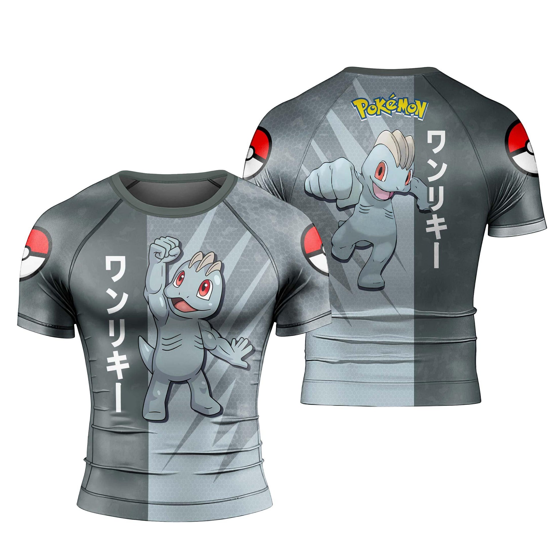 Pokemon Machop Rash Guard