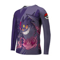 Pokemon Mega Gengar Kids Rash Guard