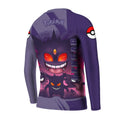 Pokemon Mega Gengar Kids Rash Guard