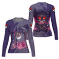 Pokemon Mega Gengar Rash Guard