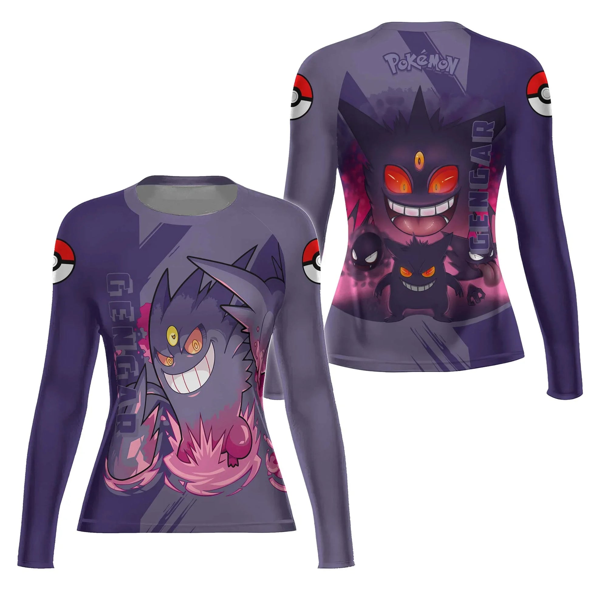Pokemon Mega Gengar Rash Guard
