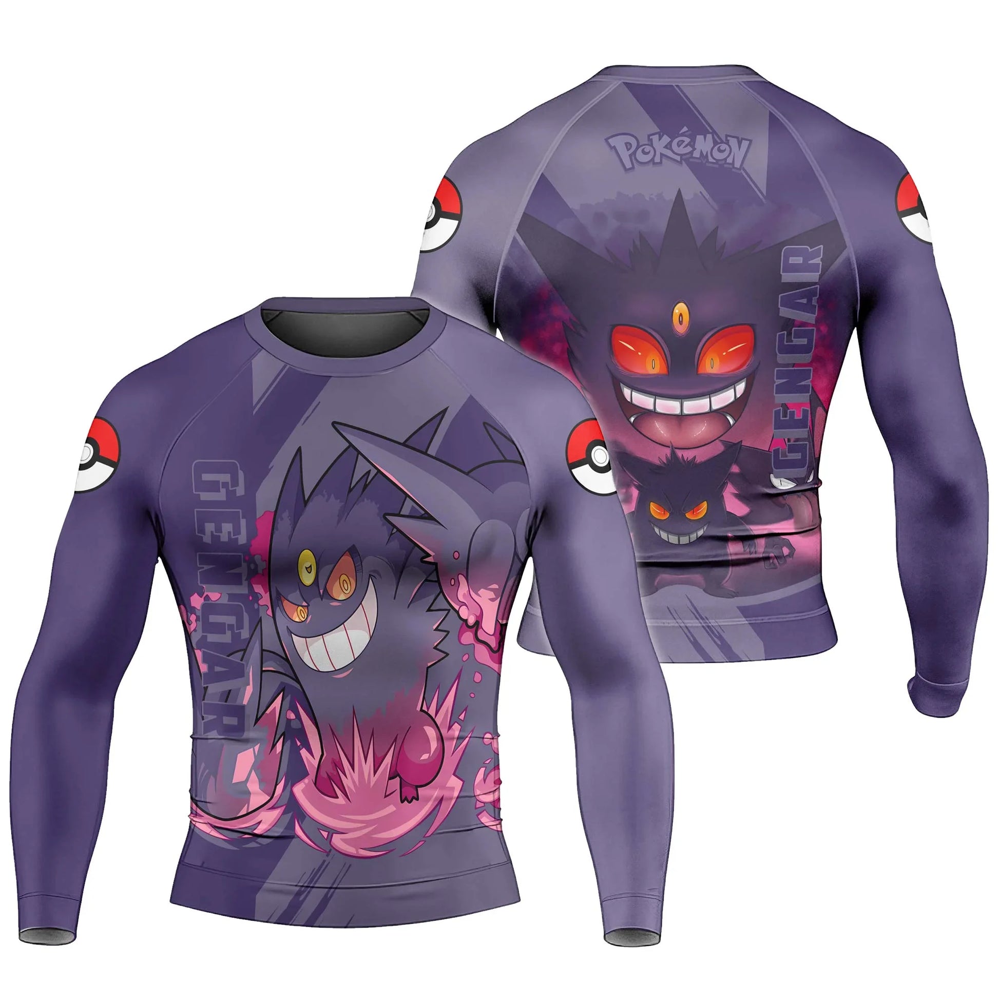 Pokemon Mega Gengar Rash Guard