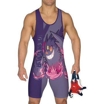 Pokemon Mega Gengar Wrestling Singlet