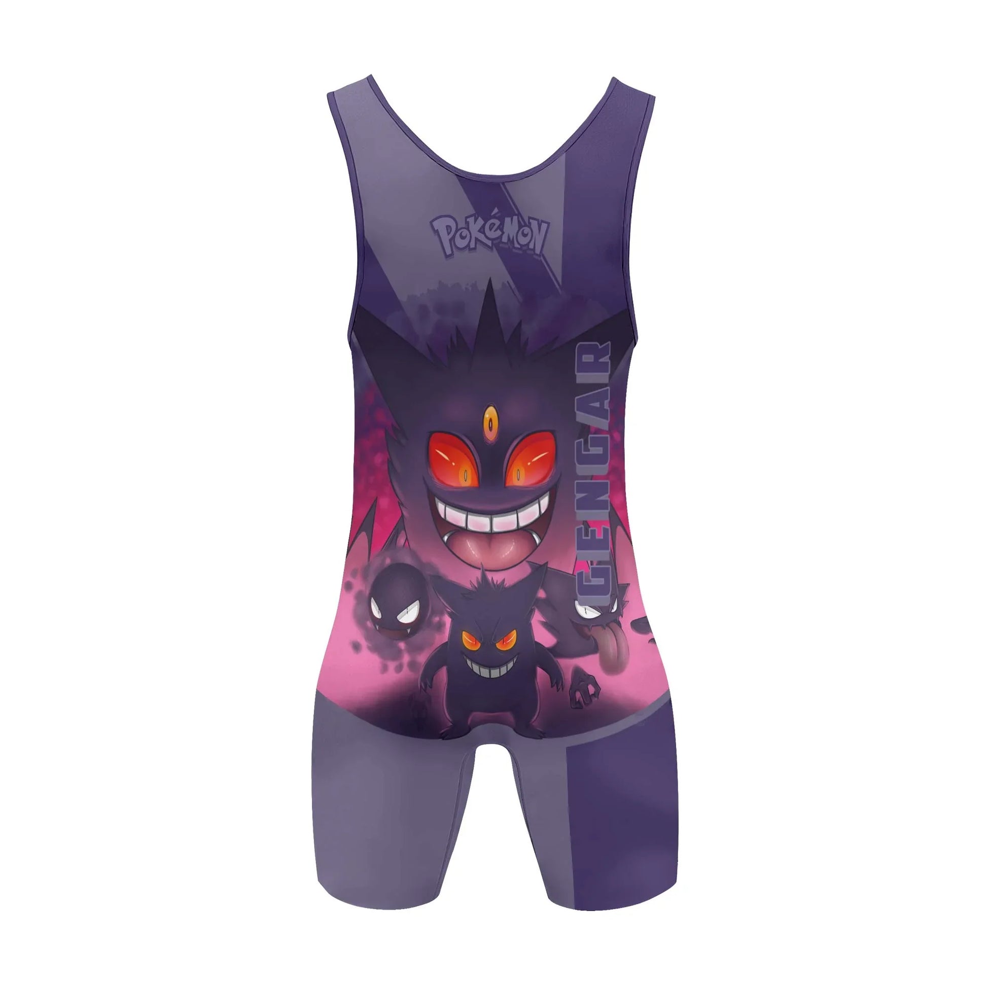 Pokemon Mega Gengar Wrestling Singlet