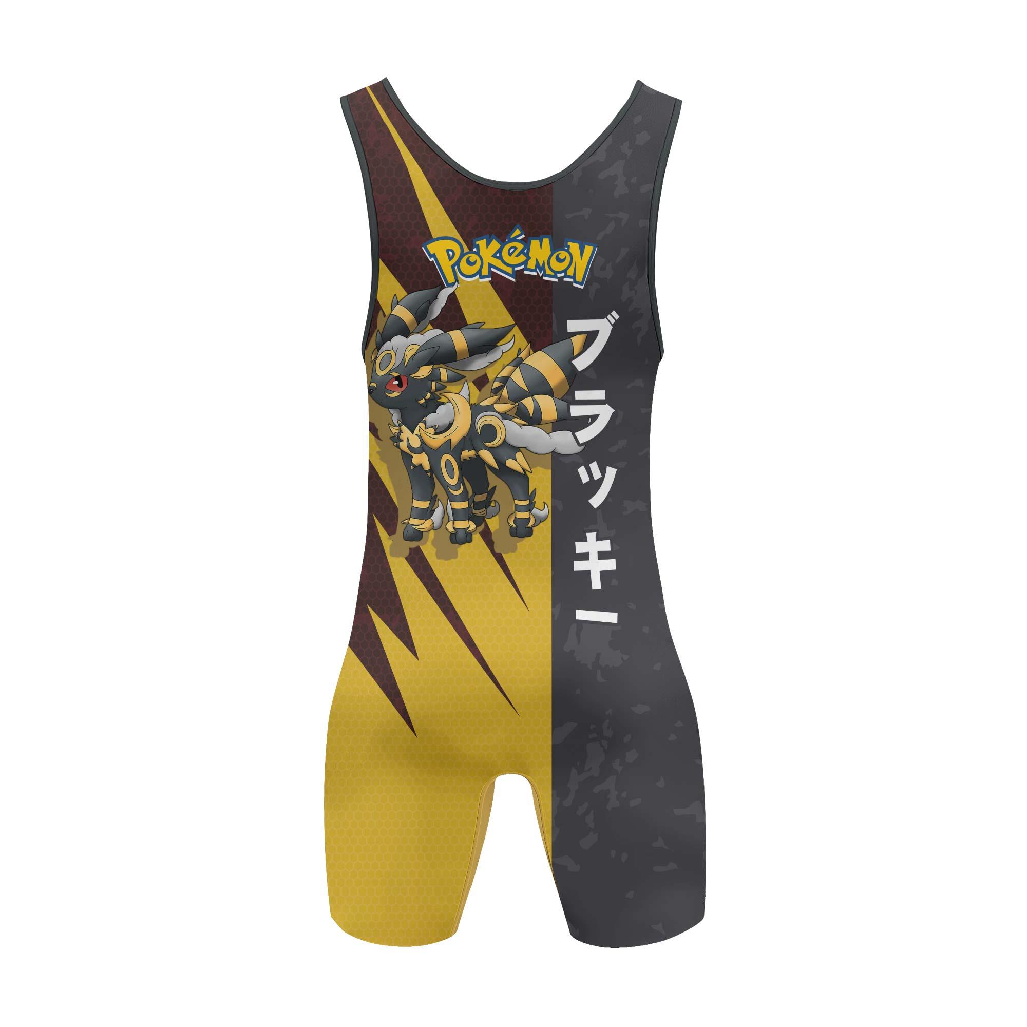 【限定】 Li-ning × Pokémon elite singlet Pokemon Mega Umbreon Wrestling Singlet - Dynamic Design