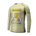 Pokemon Meowth Face Kids Rash Guard